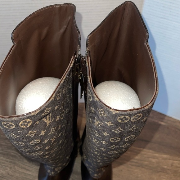 Louis Vuitton Adorable Hight Boot 8cm LV logo Size: 39 /8.5 - Picture 10 of 16